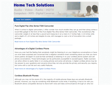 Tablet Screenshot of hometechanswers.com